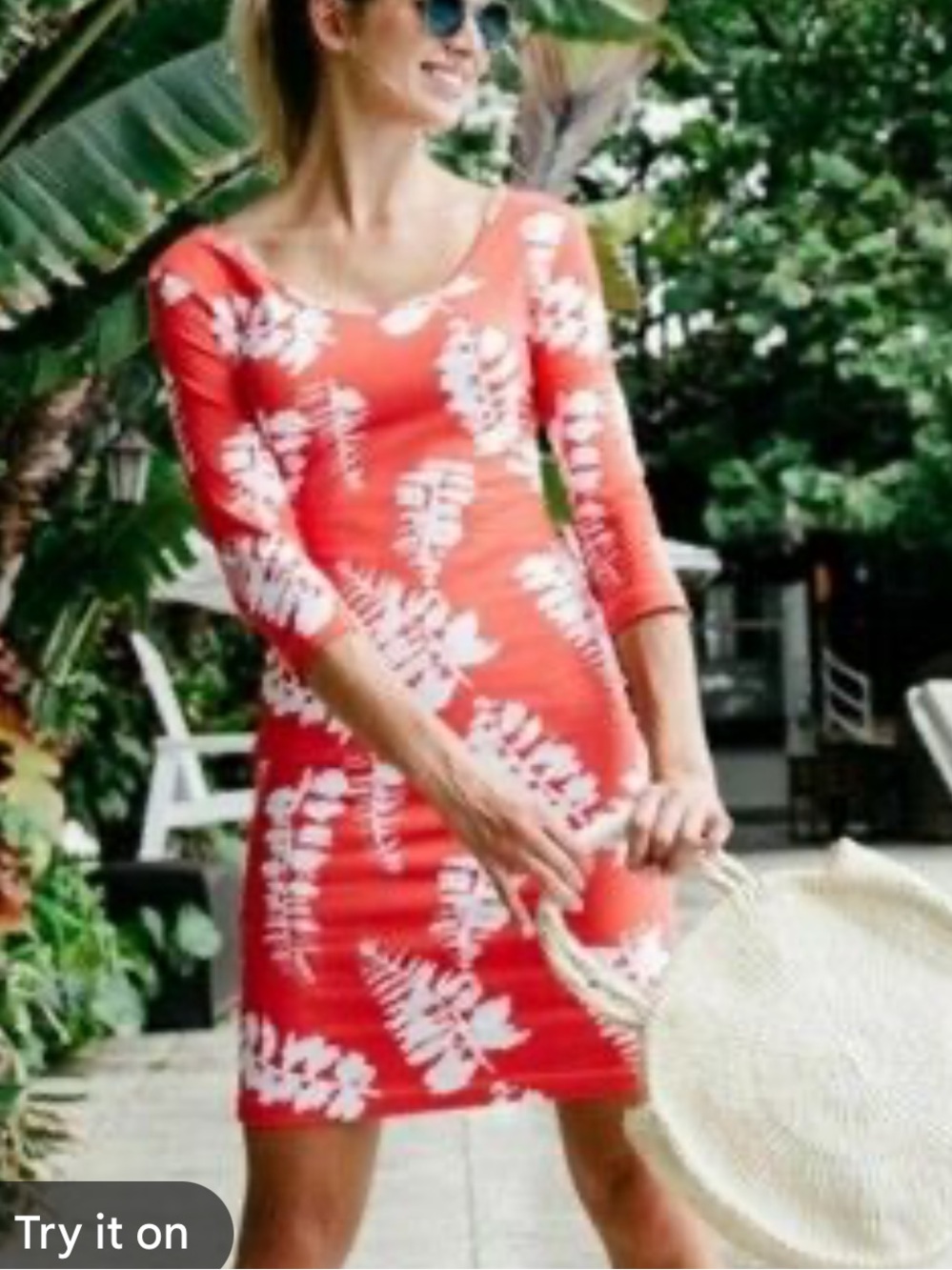 Persifor Floral Leaf Print Kilpatrick Dress Size S